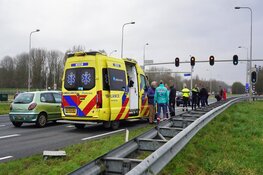 Botsing met drie auto's op N245