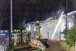 Flinke brand bij tennisvereniging BSV in Bergen