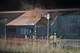 Brand bij Pesiehal Tenniscentrum in Alkmaar