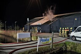 Brand bij Pesiehal Tenniscentrum in Alkmaar