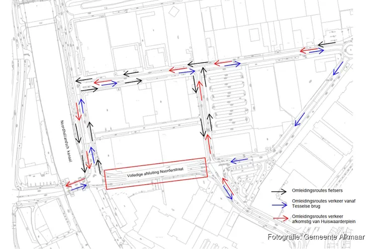 Afsluiting Noorderstraat voor bouw Ringerskwartier