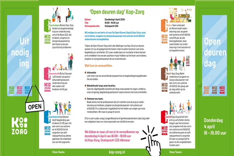 Kop-Zorg organiseert een Open deuren dag