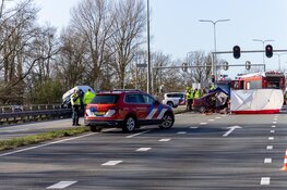 Ernstig ongeval op N9 bij Alkmaar, weg in beide richtingen afgesloten