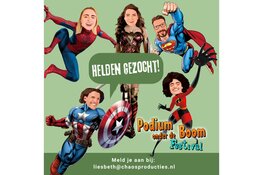 Yori Swart pakt een boom op het duurzame Podium onder de Boom Festival