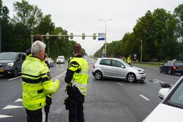 Schade en vertraging door ongeluk op Martin Luther Kingweg