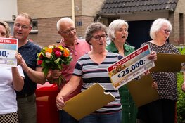 Inwoners Alkmaar winnen samen 350.000 euro bij de Postcode Loterij
