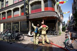 Brand in voormalig Chinees restaurant in Alkmaar