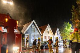 Brand in woning aan Oosterweg in Bergen