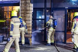 Brand na explosie bij Dynamic Fit in Alkmaar