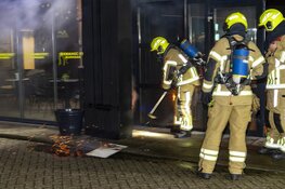 Brand na explosie bij Dynamic Fit in Alkmaar