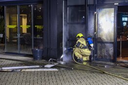 Brand na explosie bij Dynamic Fit in Alkmaar