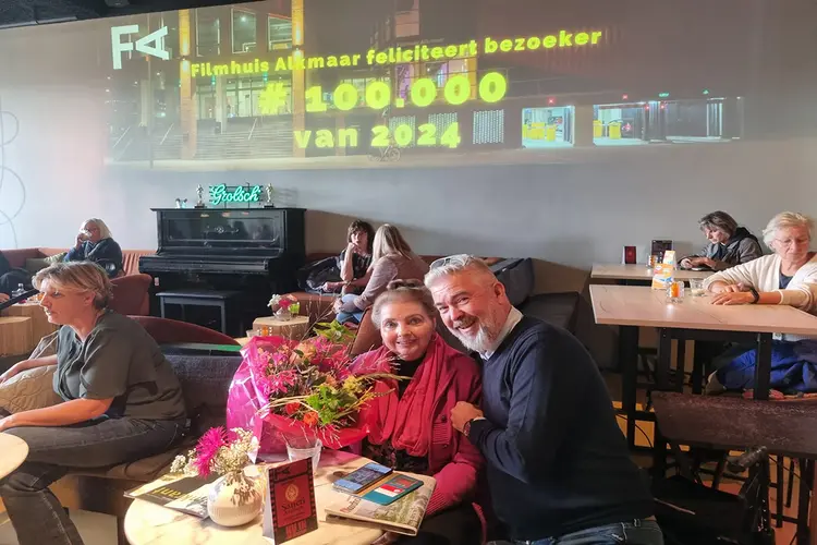 Filmhuis Alkmaar ontvangt 100.000e bezoeker