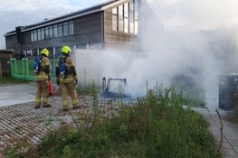 Korte brand op Kanaalweg in Heiloo