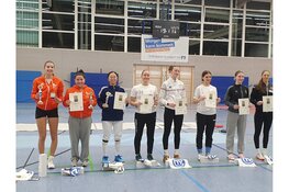 Nederlandse Floretschermsters domineren op Duits kwalificatietoernooi in Stuttgart