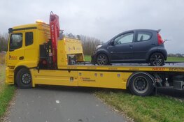 Automobilist onder invloed bij eenzijdig ongeluk in Bergen