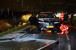 Gladde dijk in Grootschermer zorgt voor ongeluk