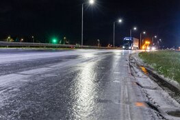 Verkeer op N9 uren vast door weersomstandigheden