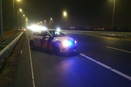 Automobilist crasht op A9 bij Heiloo