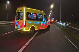 Automobilist crasht op A9 bij Heiloo