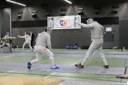 NK schermen voor veteranen in sportcomplex De Meent