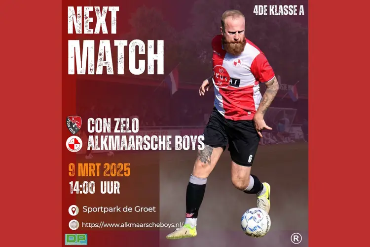 Alkmaarsche Boys op bezoek bij Con Zelo