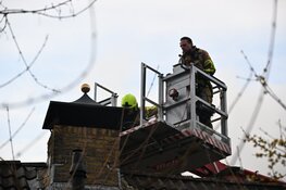 Schoorsteenbrand aan de Boswinde in Heiloo