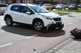 Scooterrijder gewond op Vondelstraat in Alkmaar
