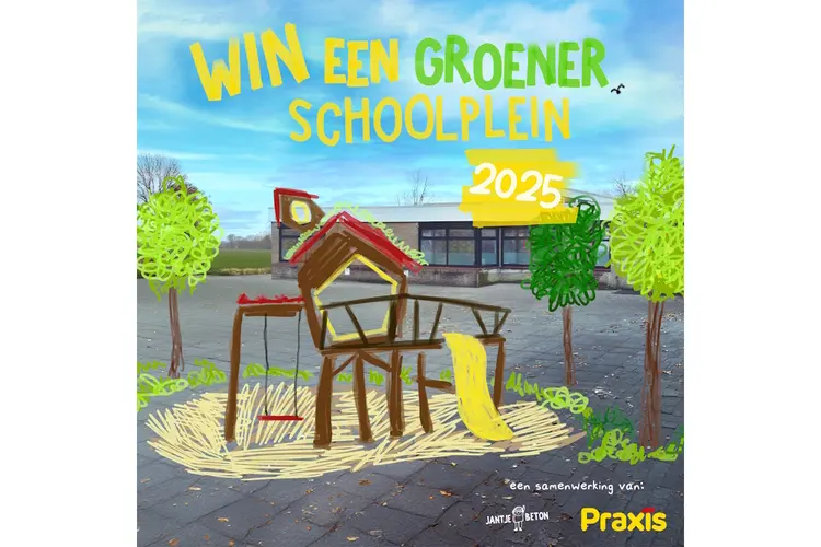 Alkmaarse 1e Montessorischool wint landelijke vergroeningactie van Praxis en Jantje Beton