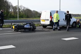 Motorrijder gewond op A9 bij Heiloo