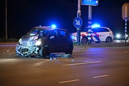 Veel schade bij ongeval Laan van Darmstadt