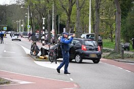 Wesp in auto zorgt voor eenzijdig ongeval