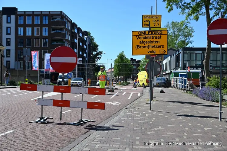 Komende acht weken geen verkeer tussen Hooftplein en Accijnstoren in Alkmaar