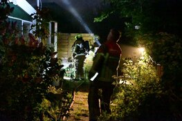 Grote brand op bungalowpark in Egmond-Binnen