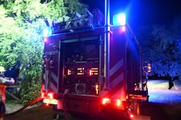 Grote brand op bungalowpark in Egmond-Binnen