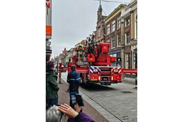 Slechtvalk in centrum Alkmaar