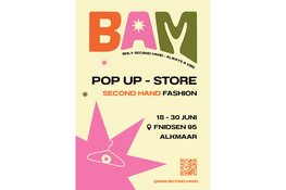 BAM opent pop-up store: secondhand kleding én sfeer