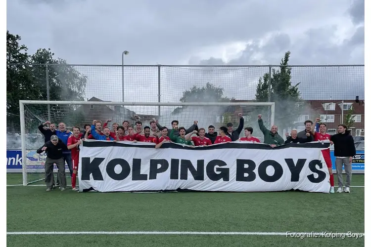 Zaterdagploeg Kolping Boys handhaaft zich in vierde klasse