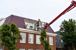 Brand in appartement Boezemsingel