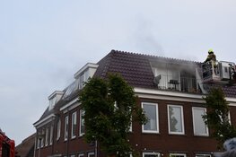 Brand in appartement Boezemsingel