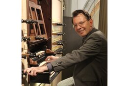 Frank van Wijk speelt het programma ‘Alkmaar Masters’ tijdens Orgel Festival Holland