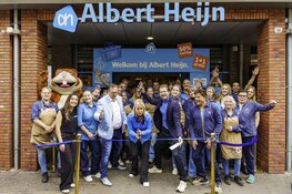 Topdrukte bij opening Albert Heijn De Mare