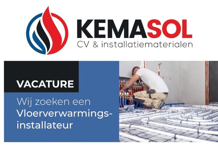 Vacature: Verwarmingsmonteur bij Kemasol