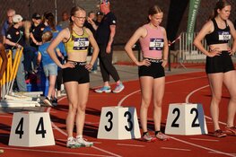 Amy Tijmstra (AV-Hylas) Nederlands kampioen 100m U18.