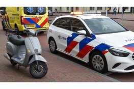 Scooterrijder onderuit na remactie