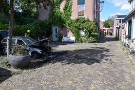 Auto uitgebrand op parkeerplaats in Alkmaar