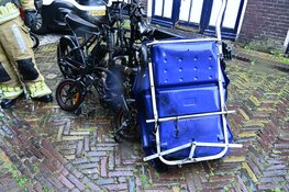 Accu van fatbike in brand in berging van woning in Alkmaar