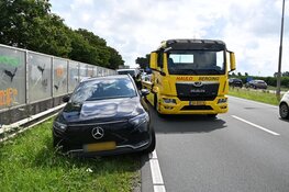 Twee voertuigen komen met elkaar in botsing op provincialeweg N9 bij Alkmaar