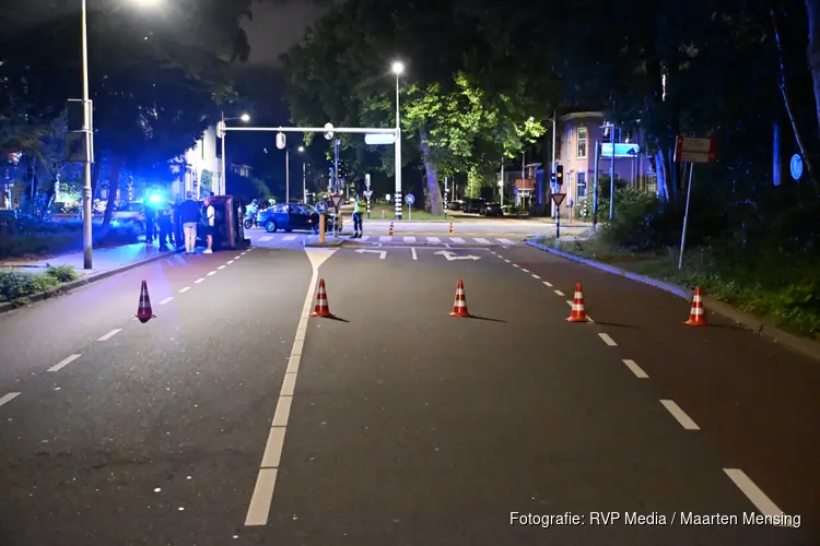 Twee aanhoudingen en gewonde na ongeval op Kennemerstraatweg