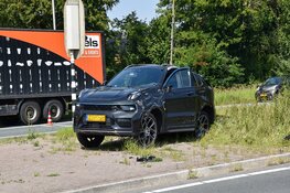 Persoon bevrijdt uit auto bij ongeval op N245 bij Alkmaar