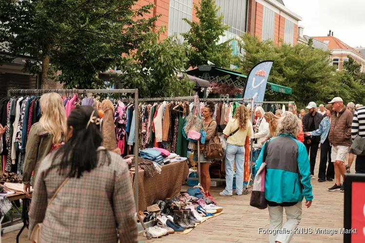 KNUS Vintage Markt keert terug: tweede editie op 6 september in Alkmaar